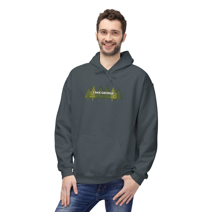 Lake George Hoodie - Green Trees