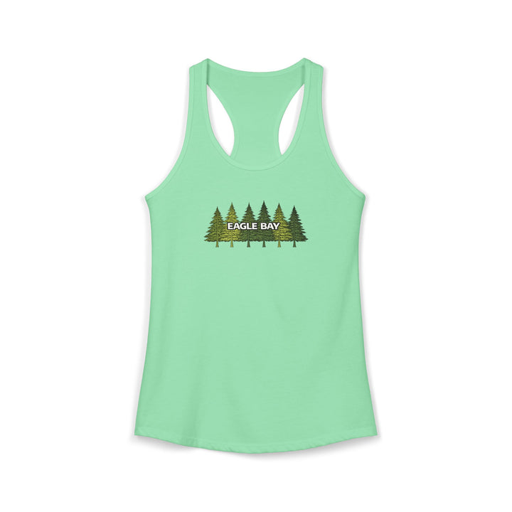 Eagle Bay Ladies Racerback - Pine Trees