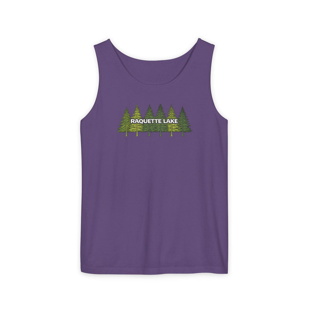 Raquette Lake Unisex Tank - Pine Trees