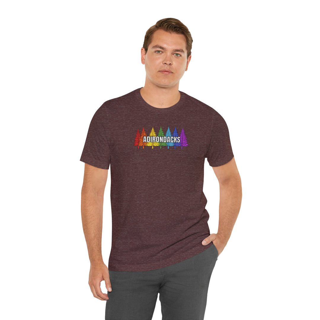 Adirondacks Rainbow Trees Unisex T-Shirt