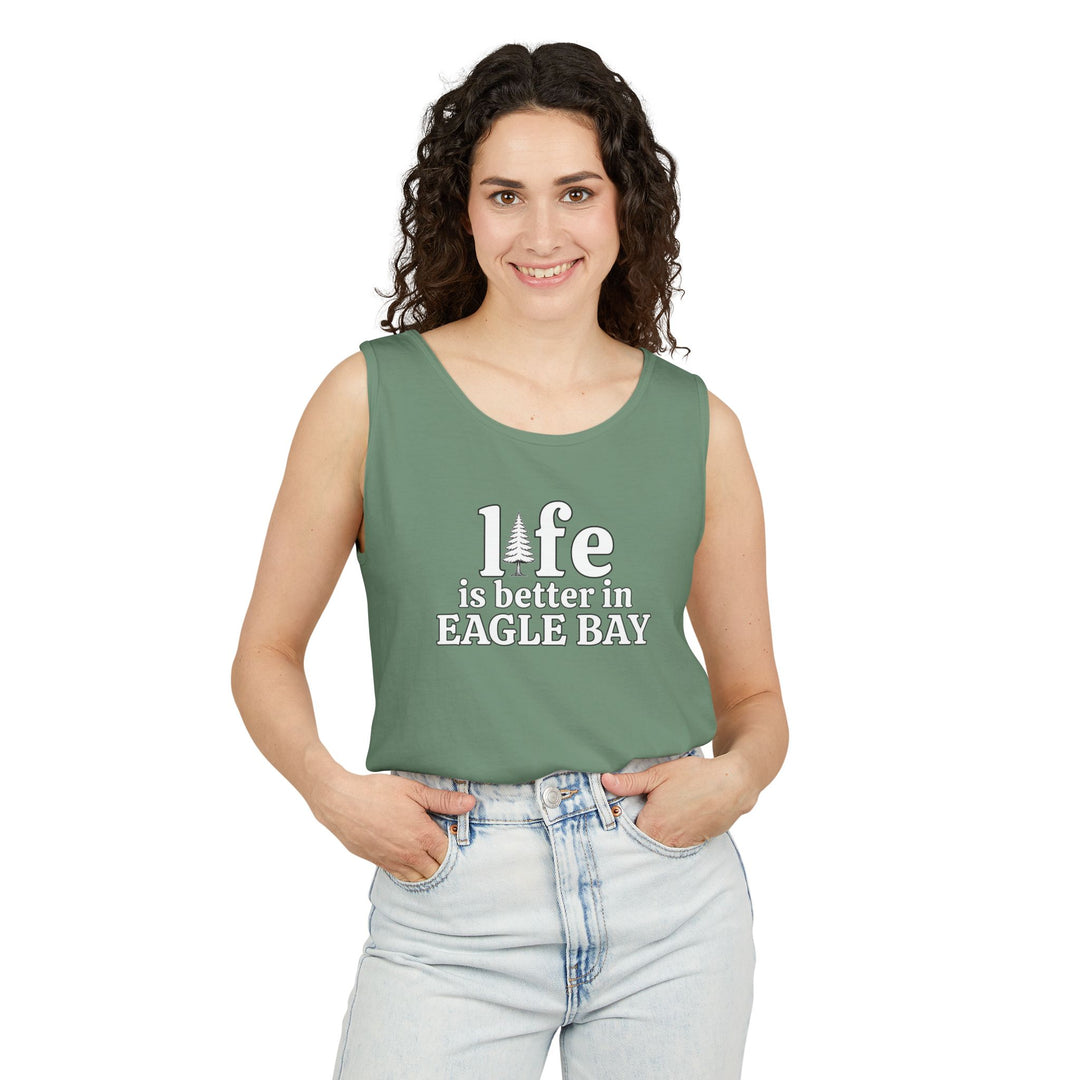 Life is Better in Eagle Bay Unisex Tank