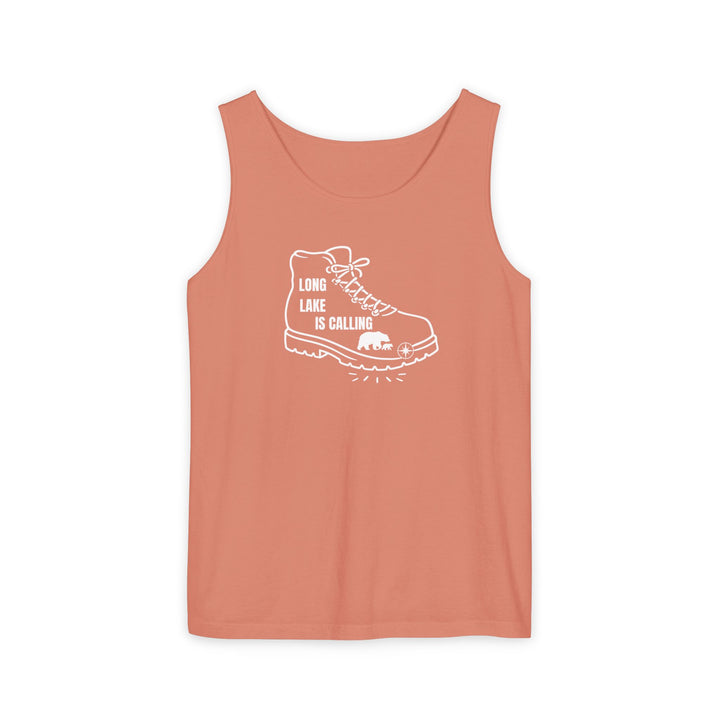Long Lake is Calling Unisex Tank