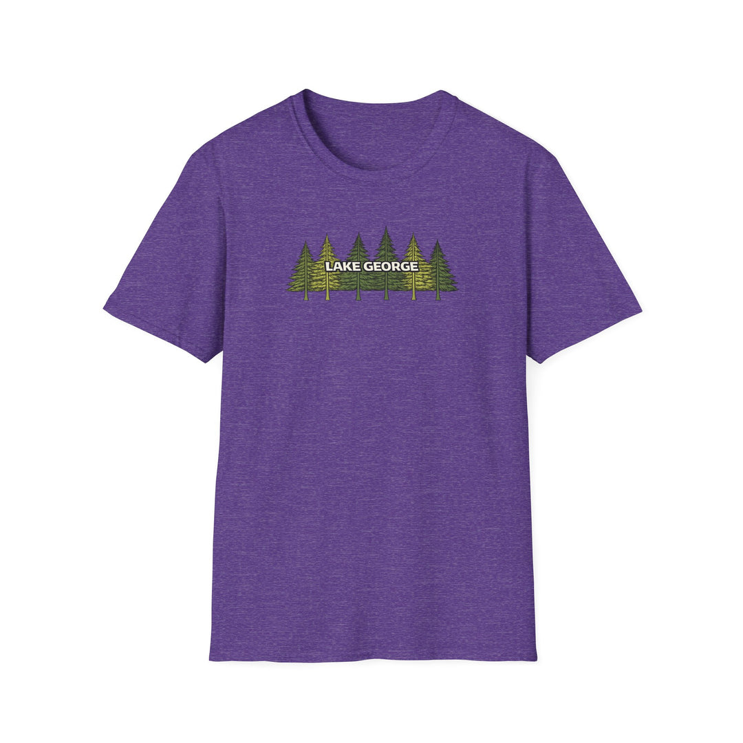 Lake George Unisex T-Shirt - Green Trees
