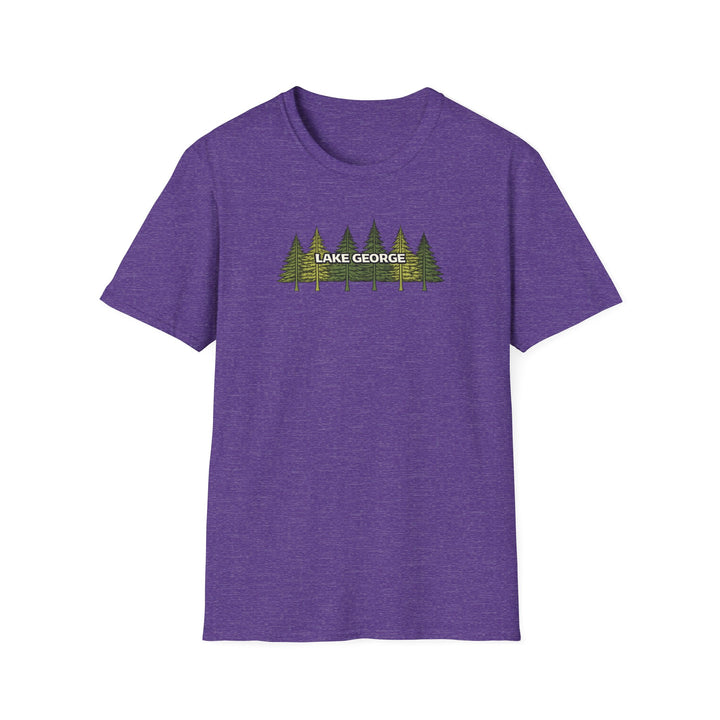 Lake George Unisex T-Shirt - Green Trees