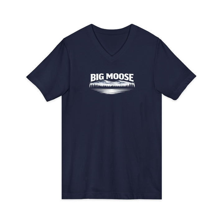 Big Moose Mtn Unisex V-Neck Tee