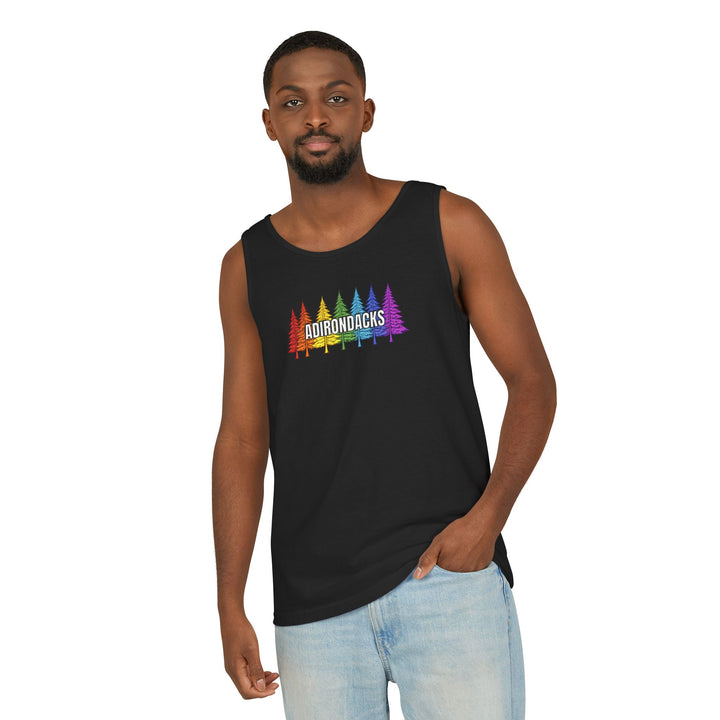 Adirondack Rainbow Trees Unisex Tank