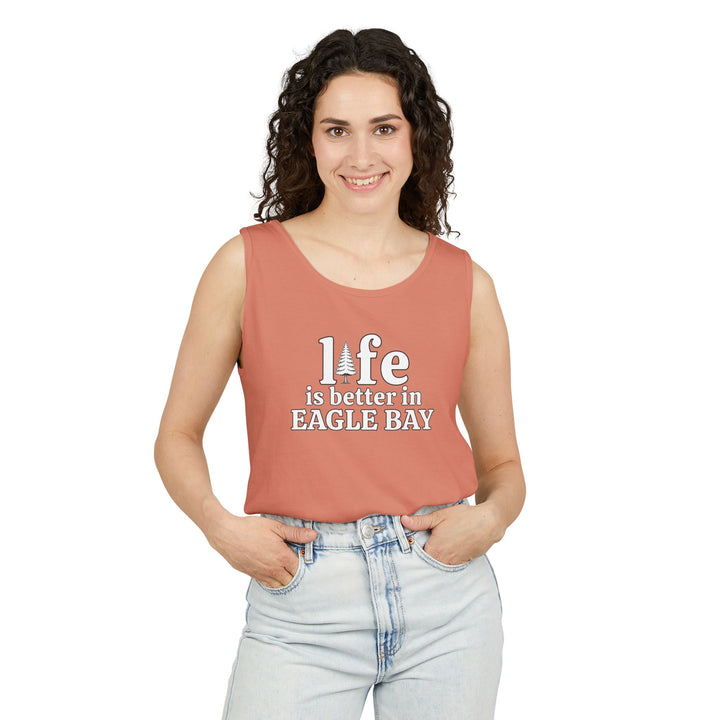 Life is Better in Eagle Bay Unisex Tank