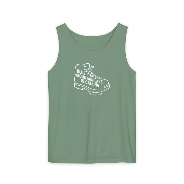Blue Mountain Lake is Calling Unisex Tank