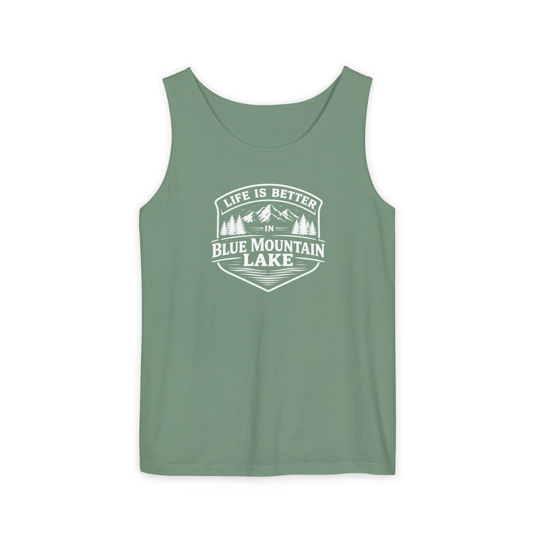 Life is Better in Blue Mountain Lake Unisex Tank