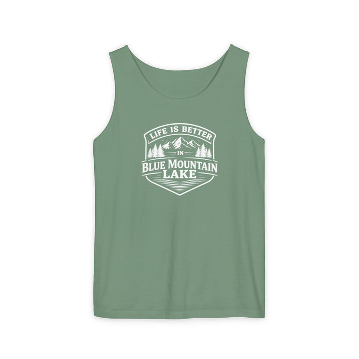 Life is Better in Blue Mountain Lake Unisex Tank