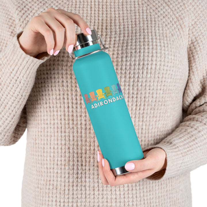 Adirondack Rainbow Chairs Insulated Water Bottle