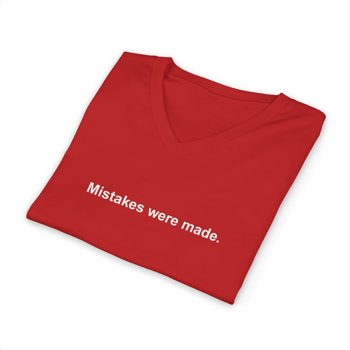 Mistakes Were Made Unisex V-Neck T-Shirt