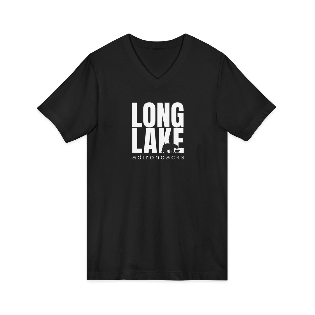 Long Lake Adirondacks Unisex V-Neck T-Shirt