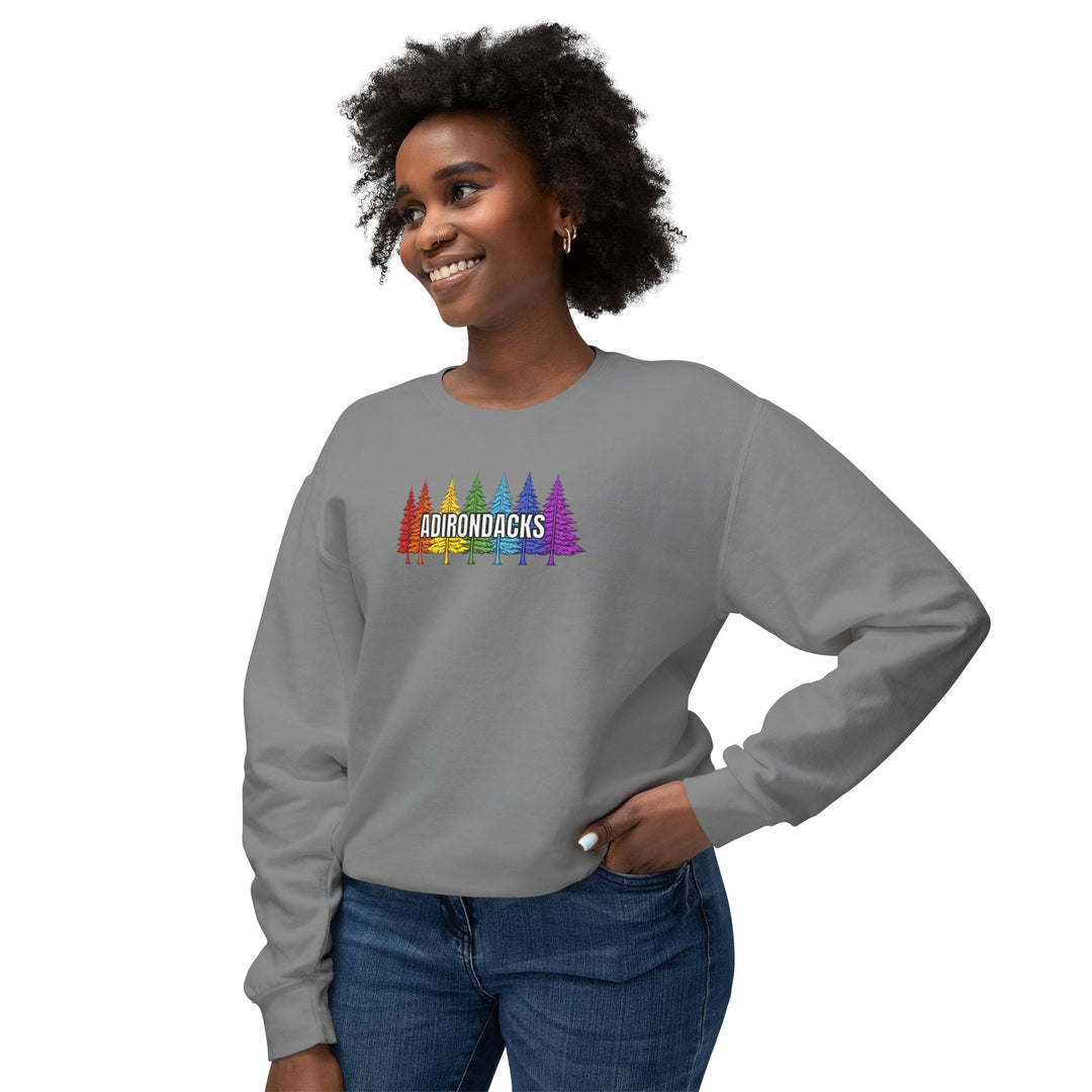 Adirondack Rainbow Trees Sweatshirt