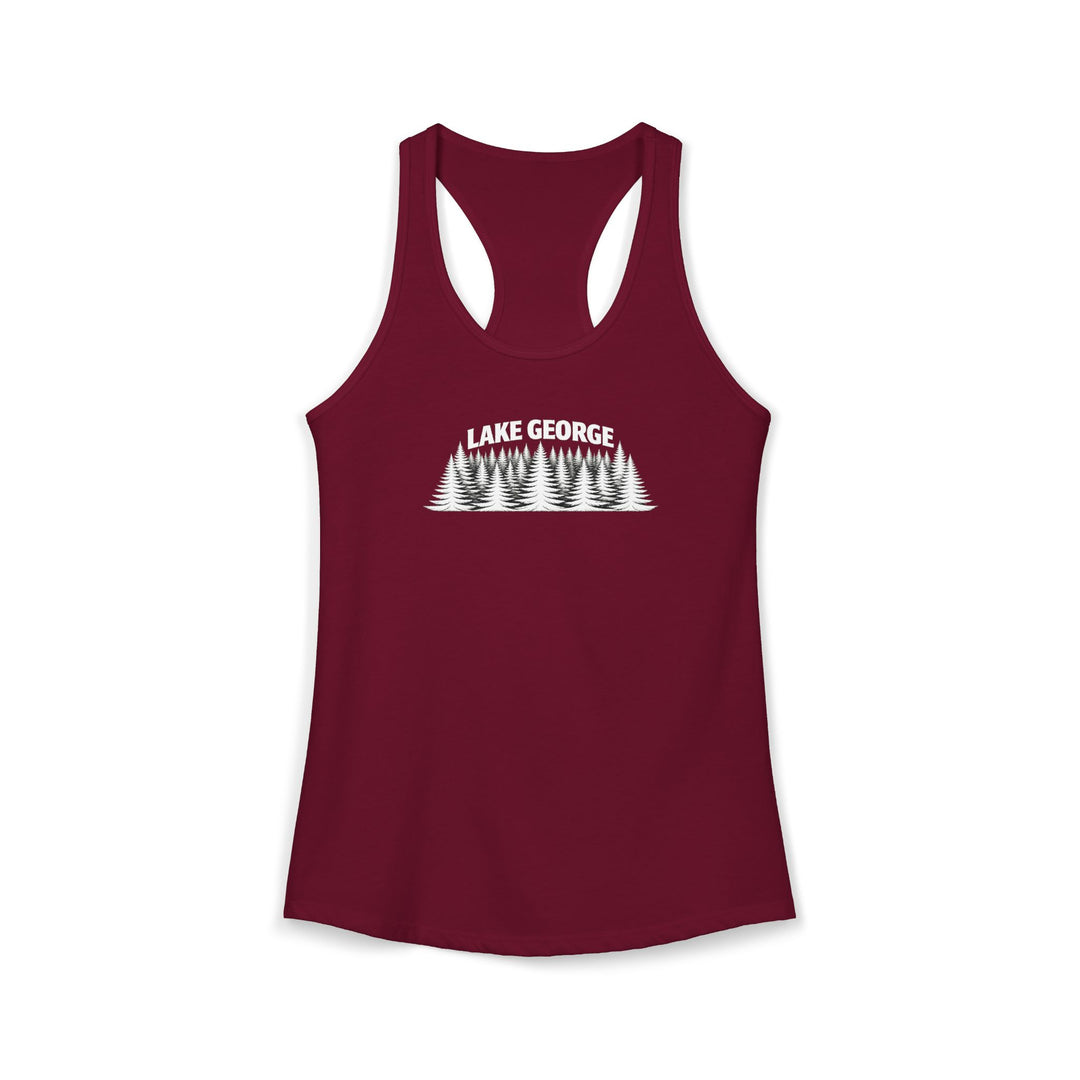 Lake George Trees Racerback Tank