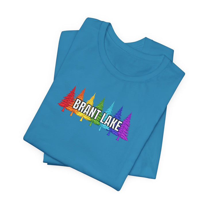Brant Lake Rainbow Trees Tee