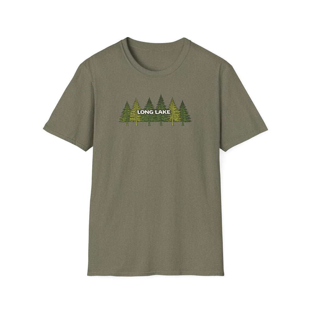 Long Lake Pine Trees Unisex T-Shirt