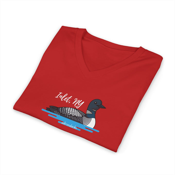 Inlet Loon Unisex V-Neck T-Shirt