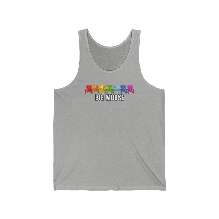 Big Moose Rainbow Chairs Unisex Tank