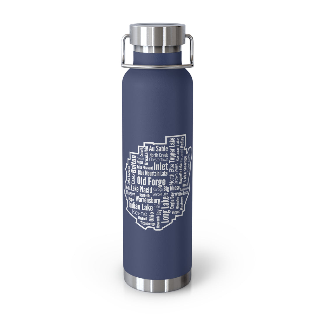 Adirondack Towns Copper-Lined Water Bottle