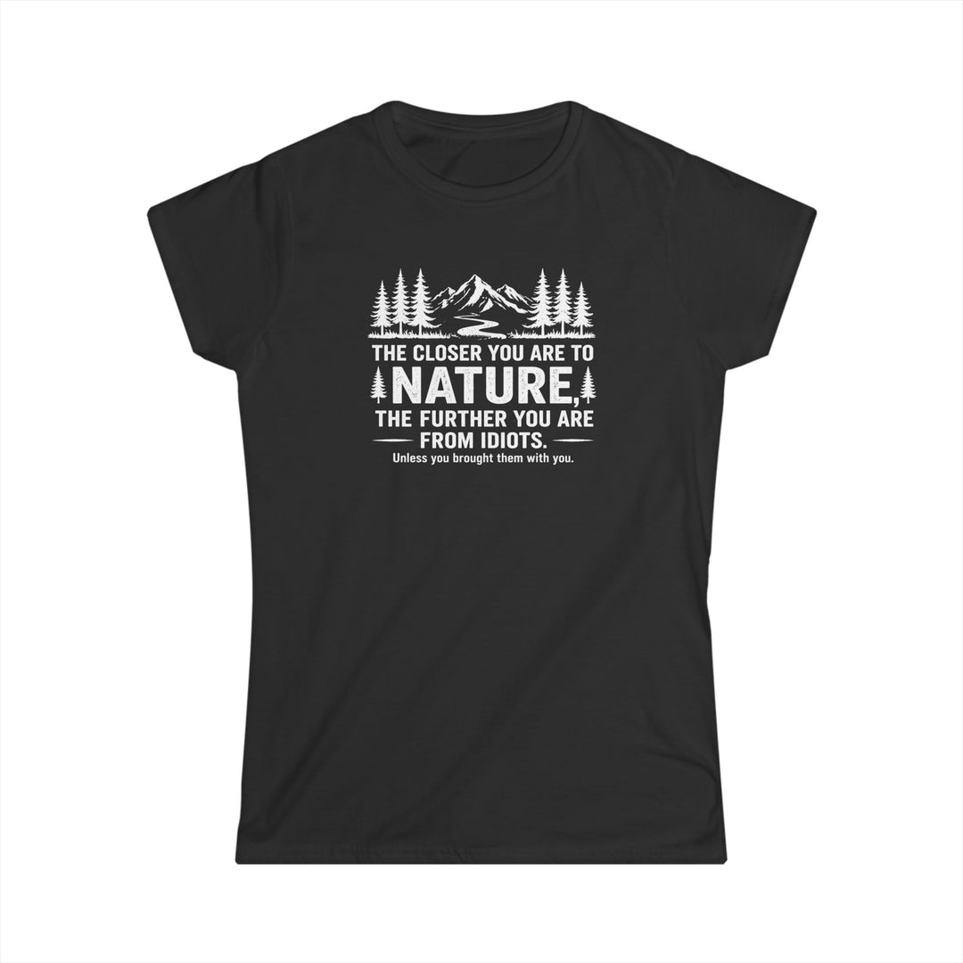 Nature-Idiots Ladies T-Shirt