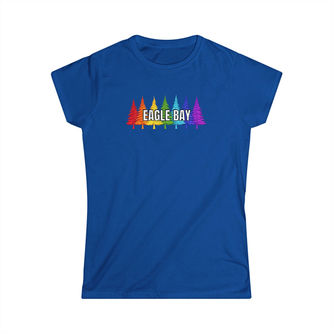 Eagle Bay Ladies Tee Rainbow Trees