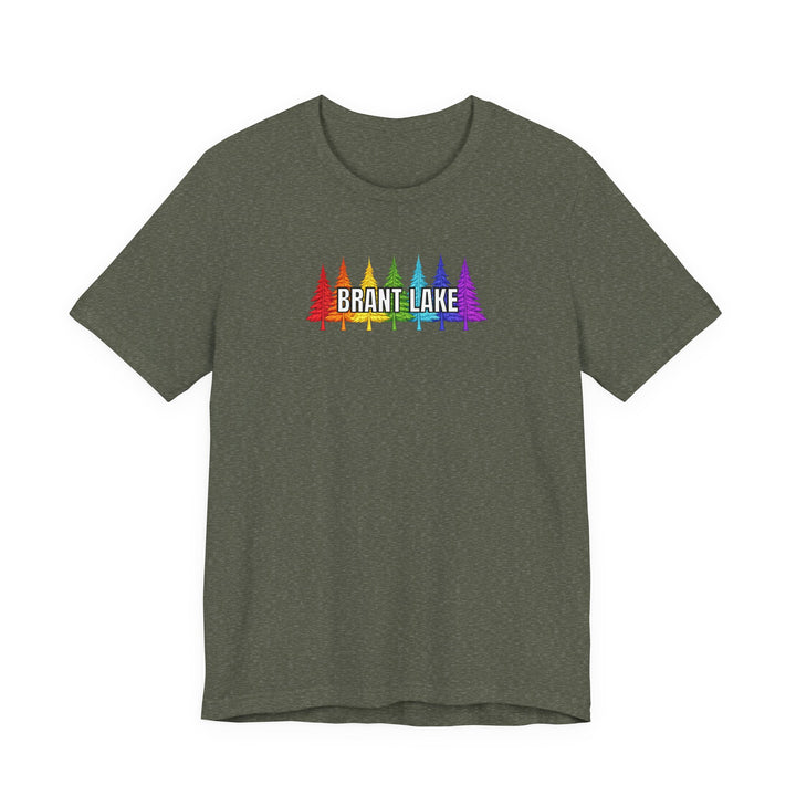 Brant Lake Rainbow Trees Tee