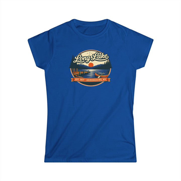 Long Lake Sunset Ladies Tee