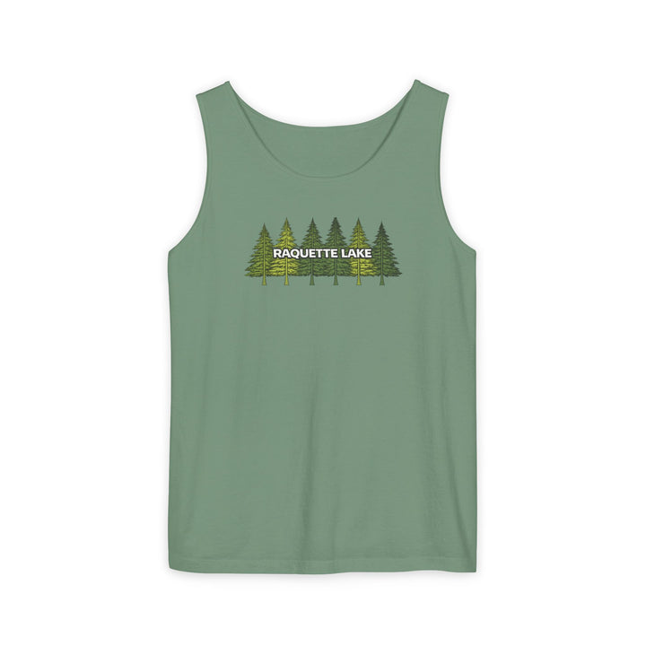 Raquette Lake Unisex Tank - Pine Trees