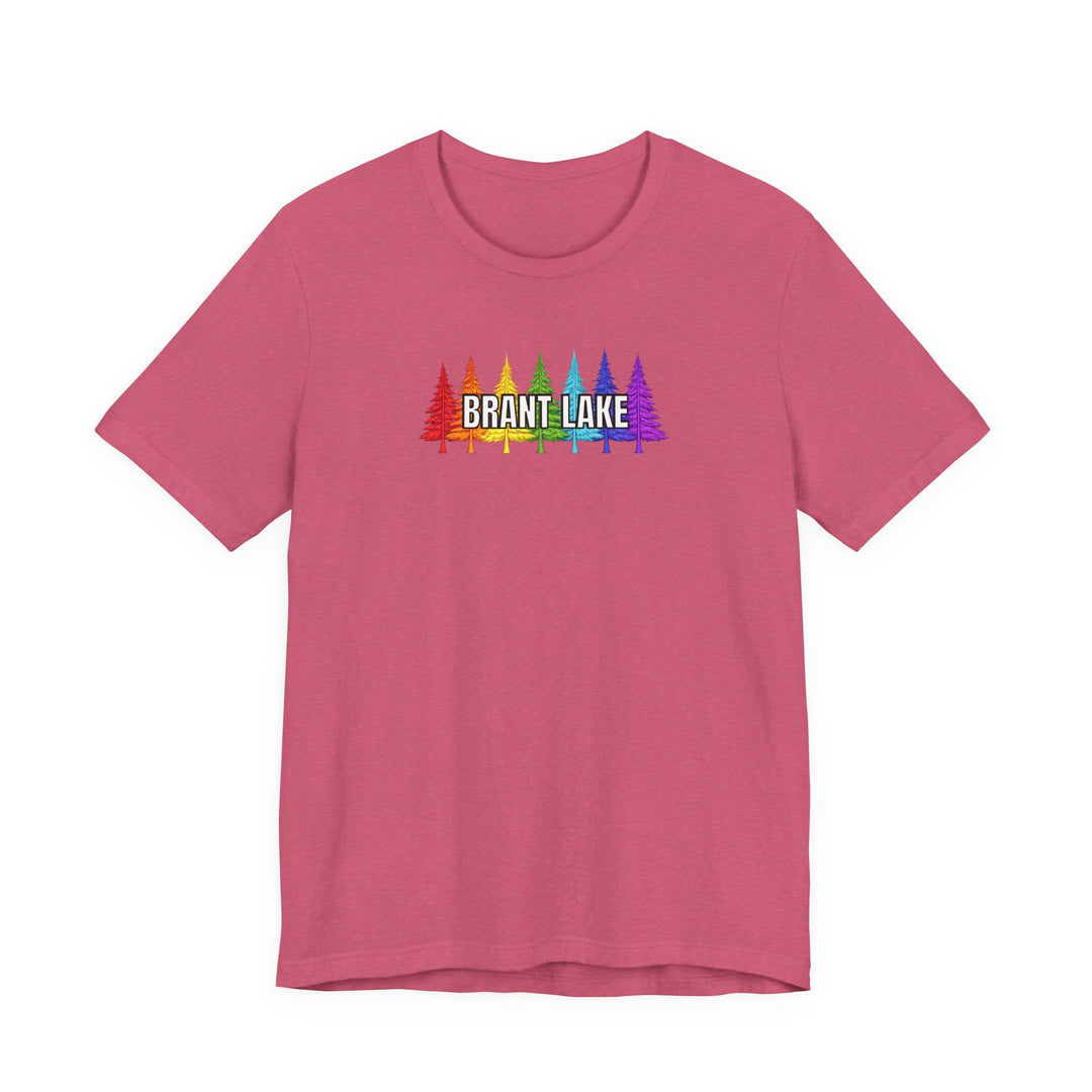 Brant Lake Rainbow Trees Tee
