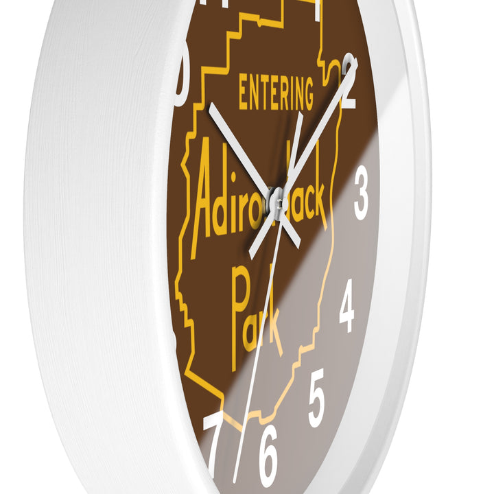 Entering Adirondack Park Wall Clock