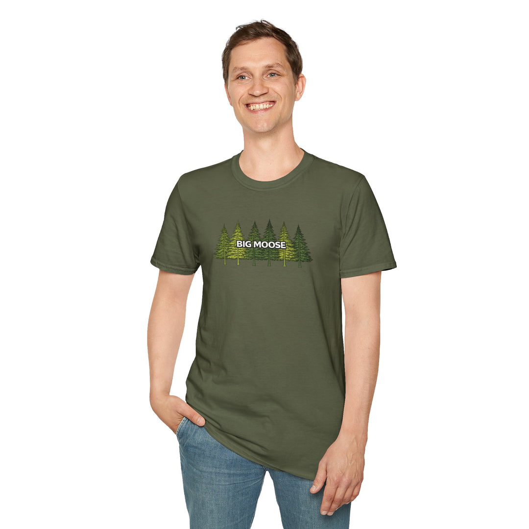 Big Moose Pine Tree T-Shirt
