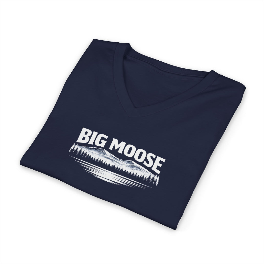 Big Moose Mtn Unisex V-Neck Tee