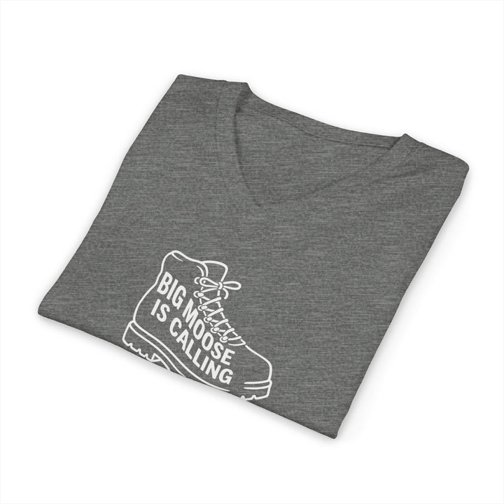 Big Moose Boot Unisex V-Neck Tee