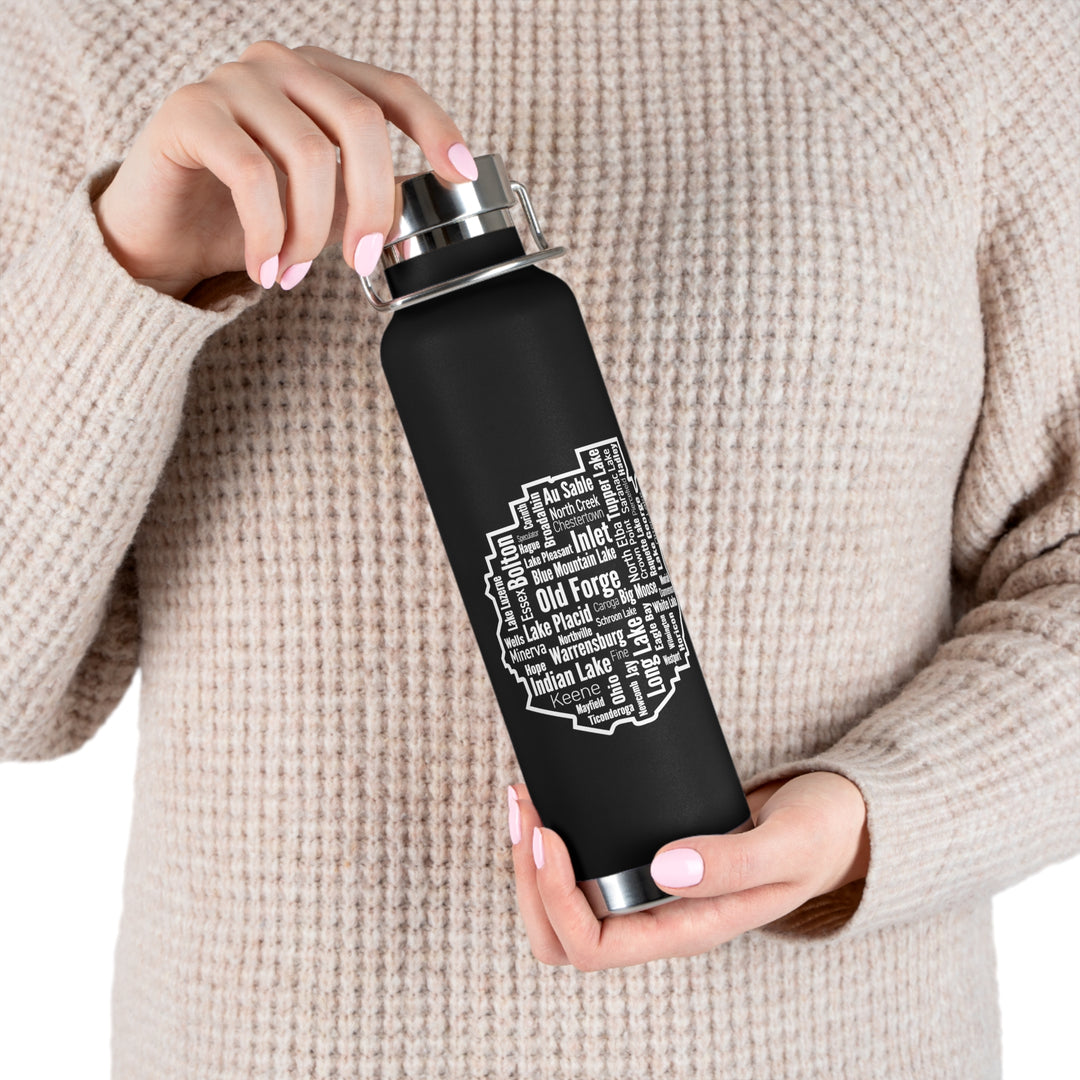 Adirondack Towns Copper-Lined Water Bottle