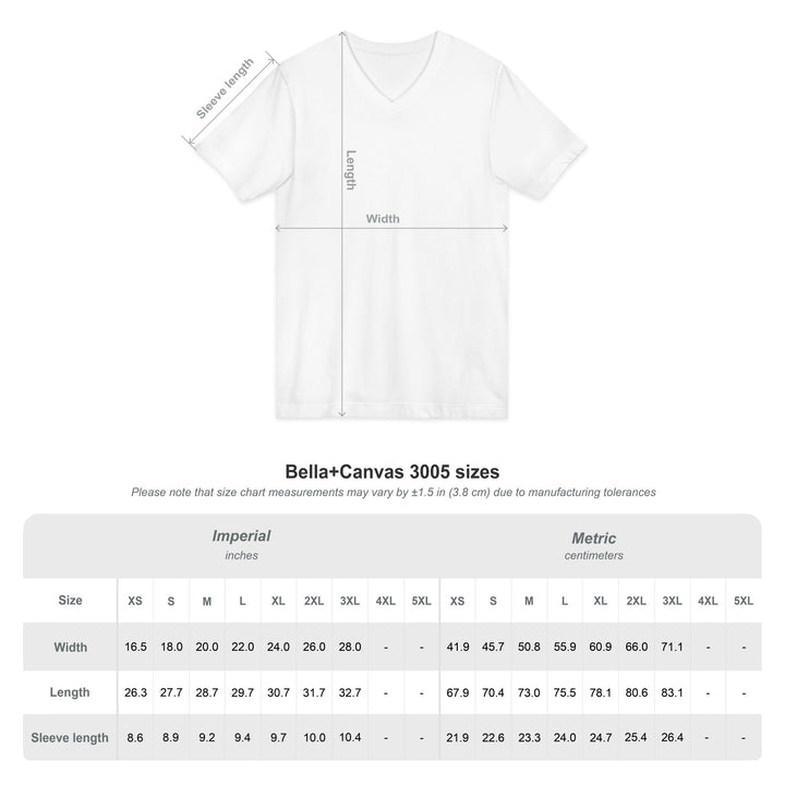 Raquette Lake Unisex V-Neck T-Shirt - Pine Tree