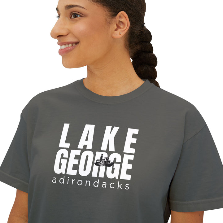 Lake George ADK Ladies Boxy Tee