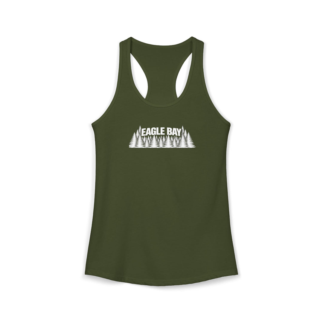 Eagle Bay Trees Ladies Racerback