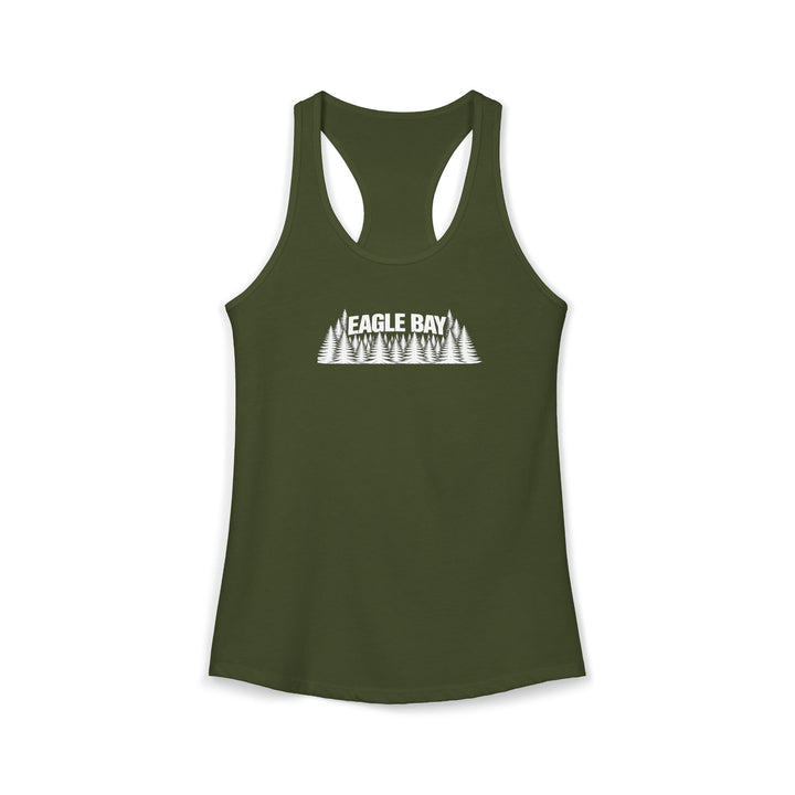 Eagle Bay Trees Ladies Racerback