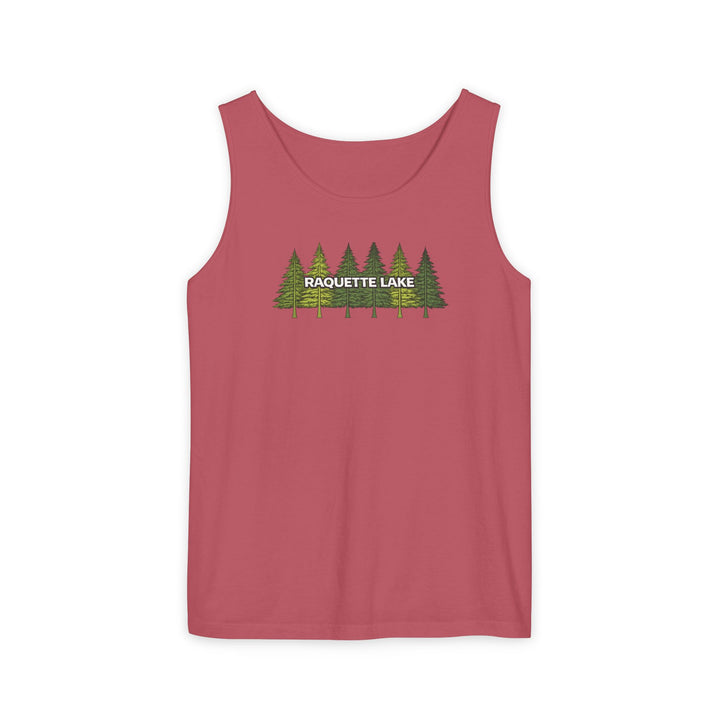 Raquette Lake Unisex Tank - Pine Trees