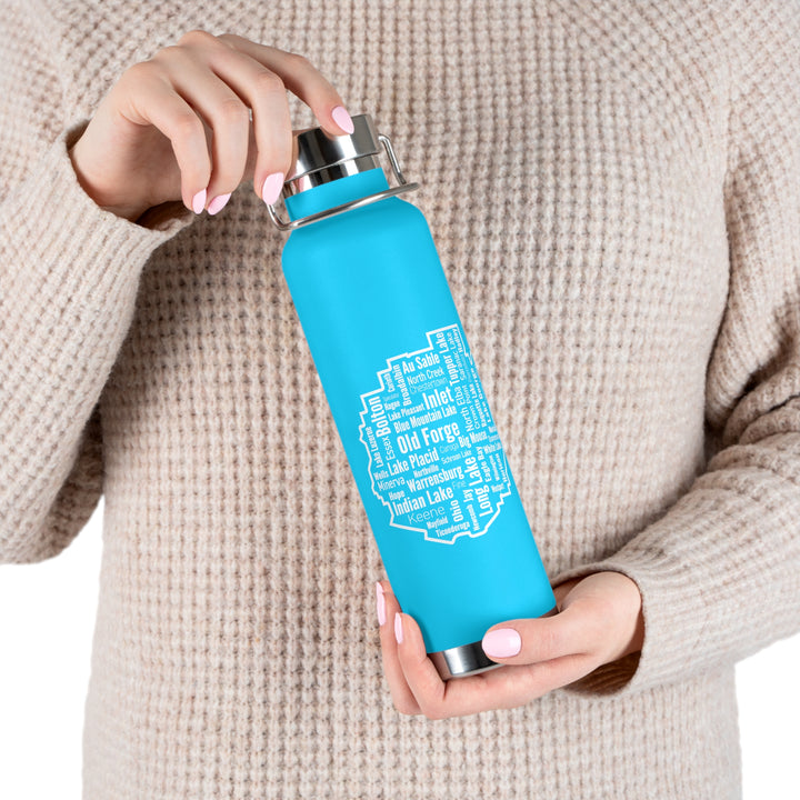 Adirondack Towns Copper-Lined Water Bottle