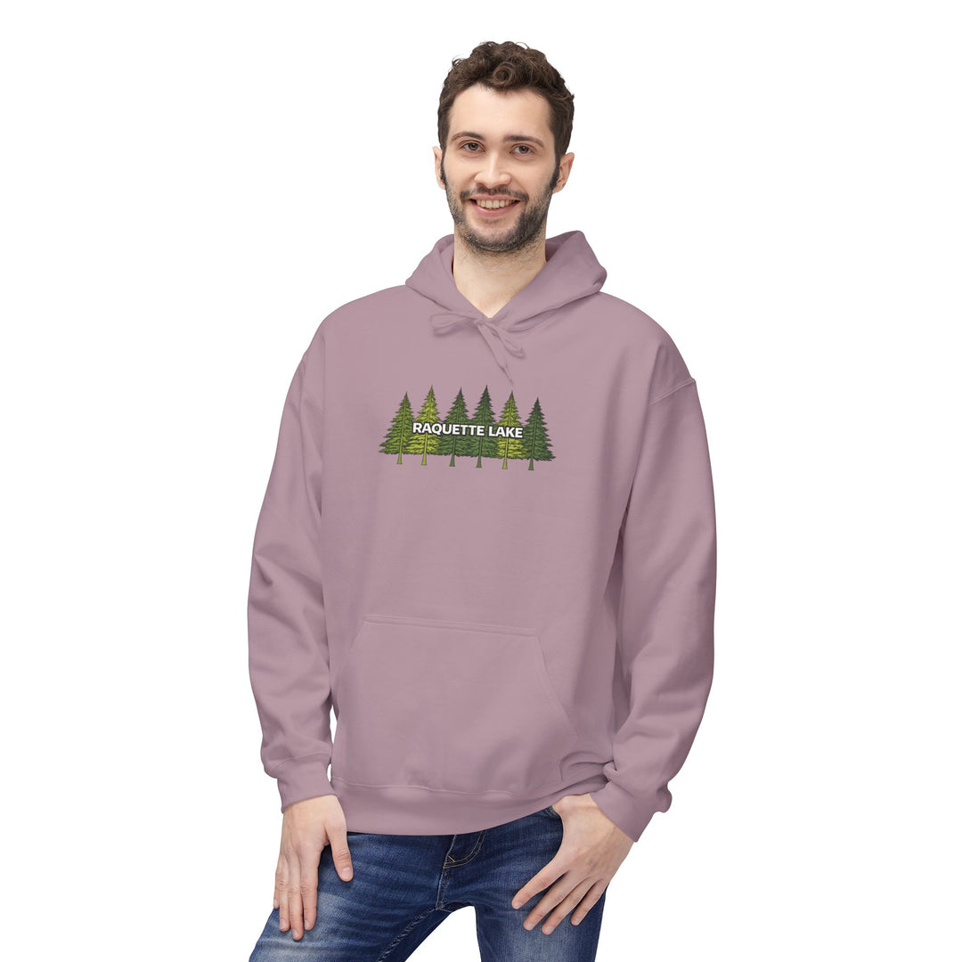 Raquette Lake Hoodie - Pine Trees