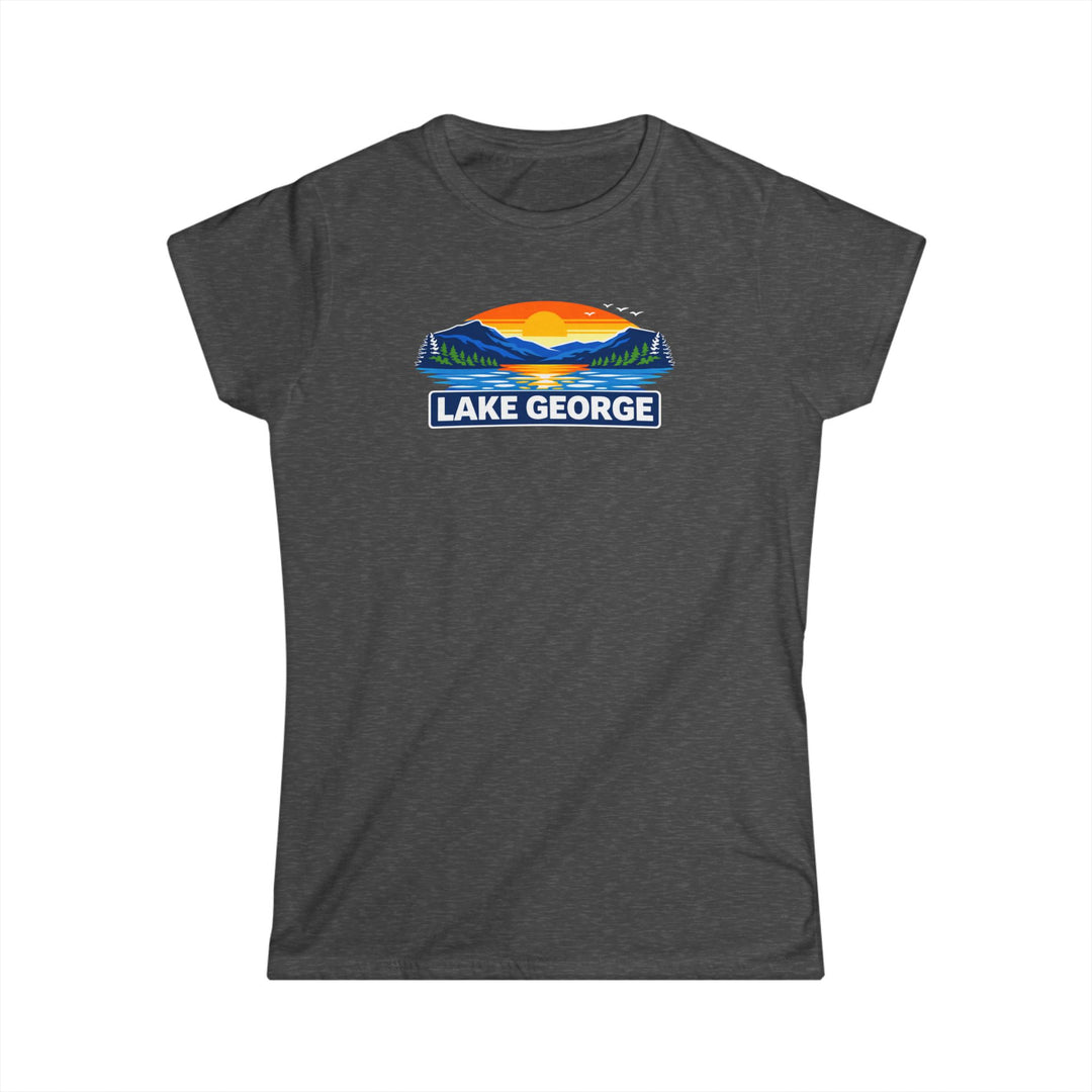 Lake George Sunset Ladies T-Shirt