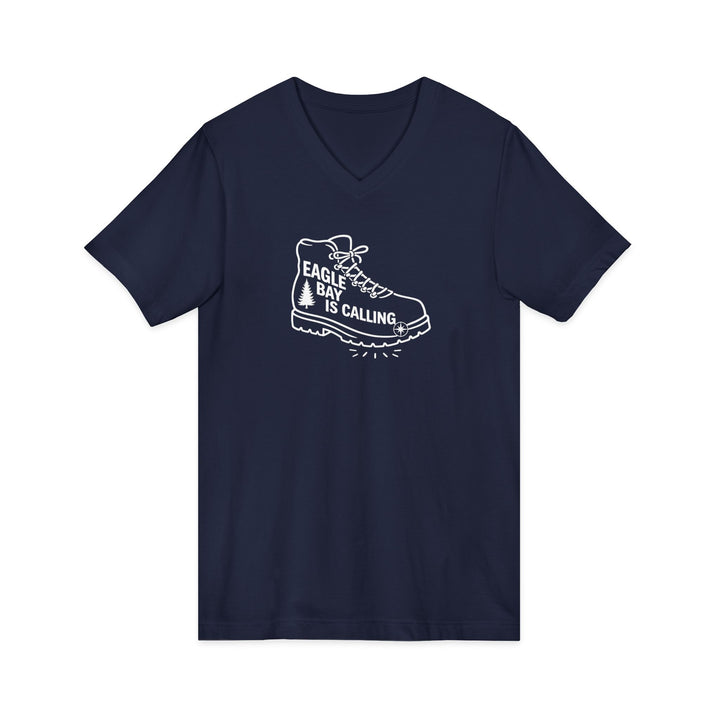 Eagle Bay is Calling Unisex V-Neck T-Shirt