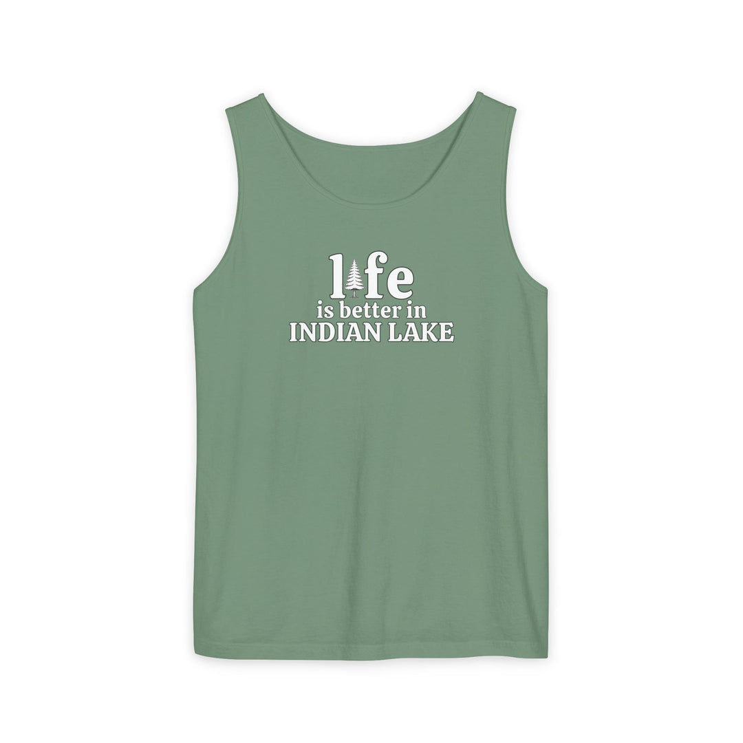 Life is Better in Indian Lake Unisex Tank