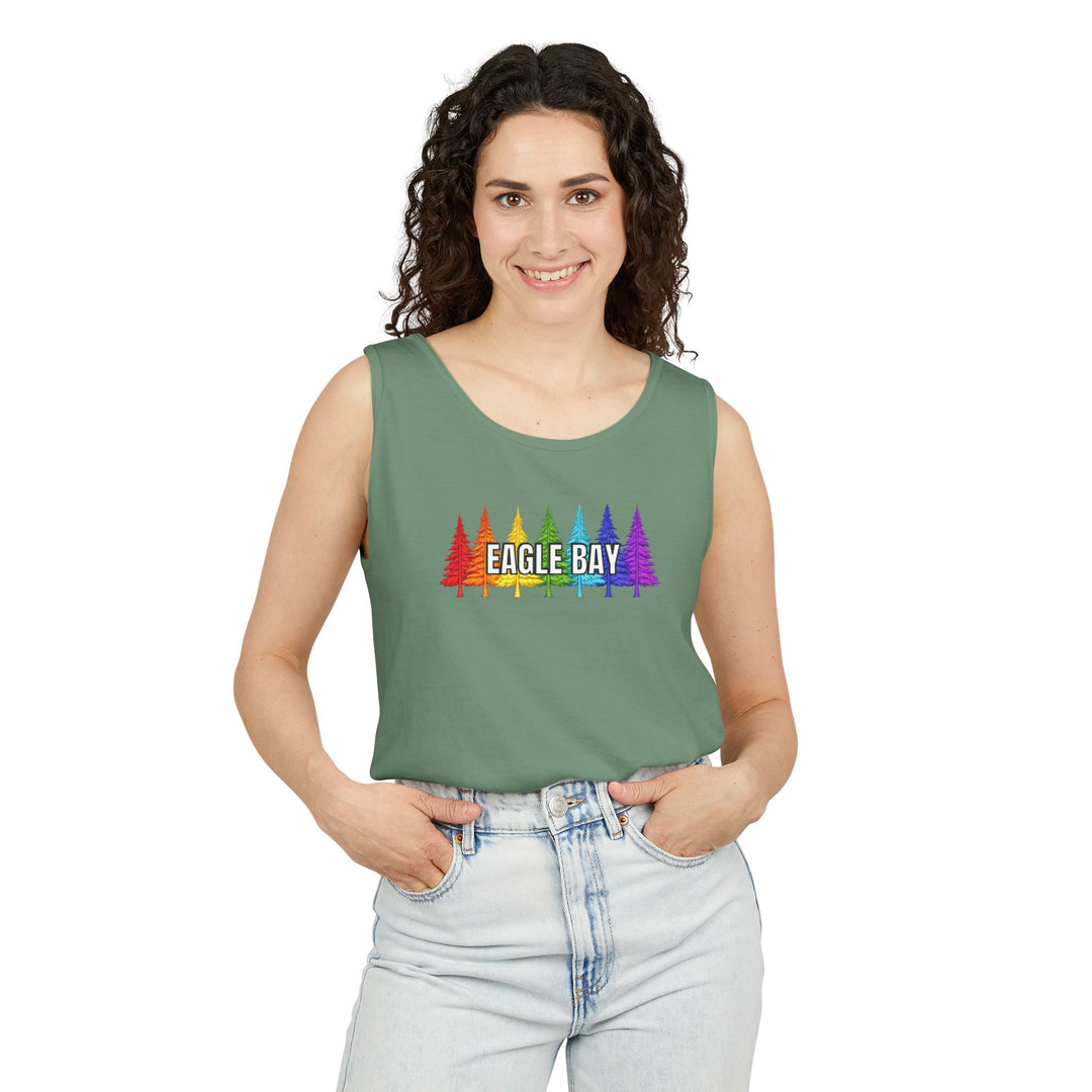 Eagle Bay Unisex Tank - Rainbow Trees