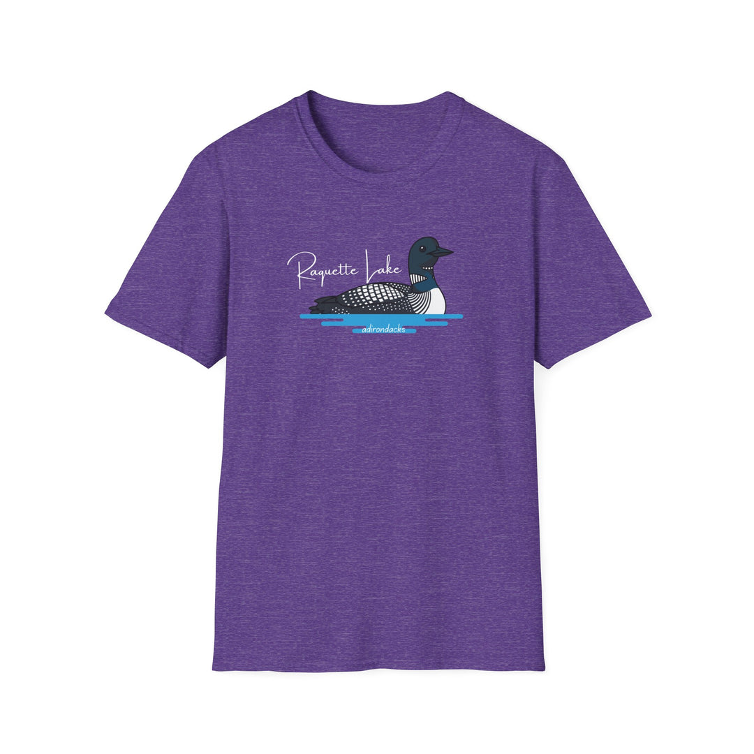 Raquette Lake Unisex T-Shirt - Loon