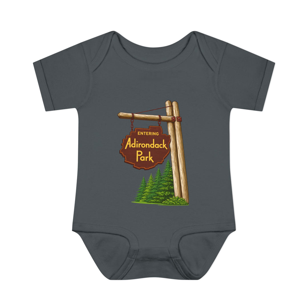 Entering Adirondack Park Sign Onesie