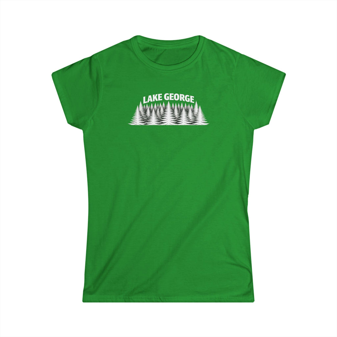 Lake George Ladies T-Shirt - Trees
