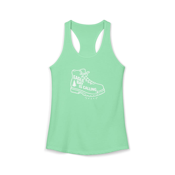 Eagle Bay is Calling Ladies Racerback